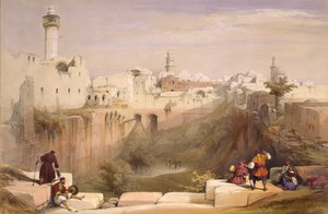 Bethesdabassenget, Jerusalem av David Roberts