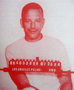 Mickey Rourke II (skjermtrykk på papir)