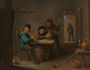 Bønder i en taverna, ca. 1633.