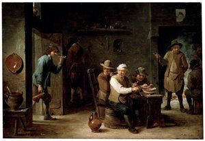I en taverna, 1640-tallet av David Teniers the Younger