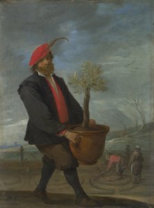 Spring Fra serien The Four Seasons, ca. 1644 av David Teniers the Younger
