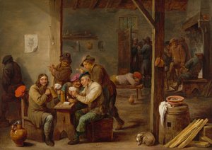 Taverna scene av David Teniers the Younger