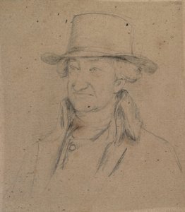 Portrett av en herre med hatt av David Wilkie
