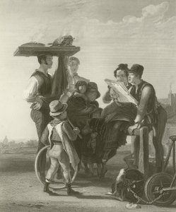 Leser nyhetene av David Wilkie