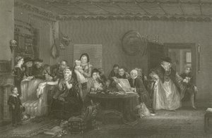 Leser testamentet av David Wilkie