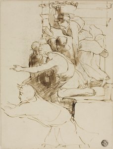Skisse fra Escurial av David Wilkie