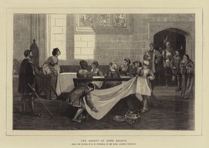 Arrestasjonen av Anne Boleyn av David Wilkie