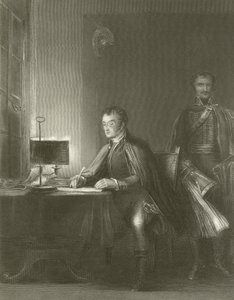 Hertugen av Wellington skriver sine forsendelser av David Wilkie