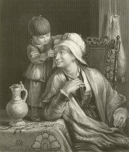 Moren og barnet av David Wilkie
