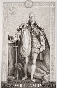 William IV (1765-1837) fra `Illustrasjoner av engelsk og skotsk historie