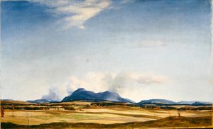 Autumn Clouds, the Ochil Hills, ca. 1930 (olje på lerret)