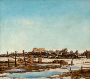Bailleul, ca. 1918 (olje på lerret) av David Young Cameron