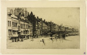 Dinant, tallerken ni fra det belgiske settet av David Young Cameron