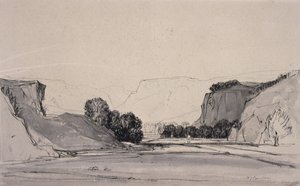 The Valley, 1914 (wc på papir) av David Young Cameron