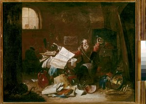 Alkymisten av David the Younger (attr. to) Teniers