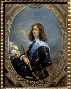 Portrett av Louis de Bourbon, fjerde prins av Conde dit le grand Conde (Bourbon-Conde) (1621-1686) Maleri av David Teniers II Le Jeune (1610-1690) 1653 Søn. 0,22 x 0,16 m Chantilly, Musee Conde av David Teniers the Younger