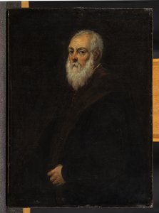 Portrett av en skjeggete mann, etter Jacopo Tintoretto