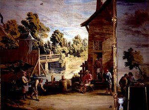 The Game of Bowls av David Teniers the Younger