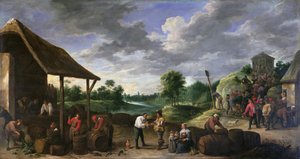Vinhøsten av David Teniers the Younger