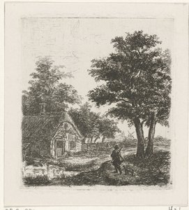 Jeger i et landskap av David van der Kellen
