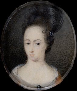 Miniatyr av Hedvig Sofia, prinsesse av Sverige, ca. 1700 (gouache)