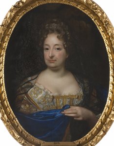 Sophie Charlotte av Hannover, dronning av Preussen - Portrett av Sophia Charlotte av Hannover (1668-1705), dronning i Preussen, av Krafft, David, von (1655-1724). Olje på lerret. Størrelse: 88x70cm. Nationalmuseum Stockholm