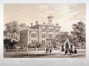 London Society Schools for undervisning av blinde mennesker, Avenue Road, Marylebone, London, c1860. av Day and Son