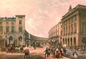 The Quadrant, Regent Street, c1852.