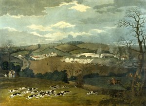 Full Cry, gravert av R.G. Reeve, ca. 1830 (farge litho)