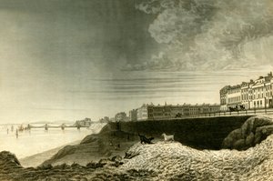 Østutsikt over Brighton fra Kemp Town, 1835.