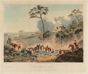 [Revejakt] sett på fire: (4) Reven løper til jorden / View of Popes Pit, nær Walton Heath