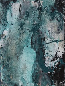 Teal-grunge-tekstur av Deb Chaney