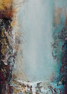 Teksturert Blue Flow av Deb Chaney