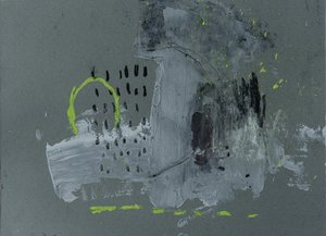 Urban Grey Neon – abstrakt av Deb Chaney