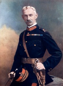 Generalmajor G Barton, kommanderte den sjette infanteribrigaden, 1902 av Debenham and Smith
