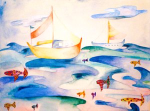 Havpuslespill av Deborah Eve Alastra