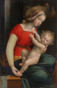 Madonna og barn av Defendente Ferrari