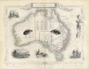 Colonial – Australia, 2017 (papirkuttet collage)