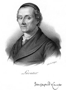 Johann Kaspar Lavater , sveitsisk fysiognom og teolog, c1830.