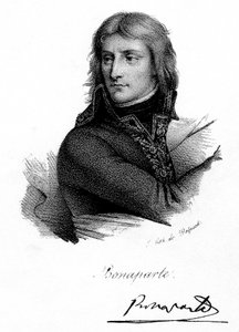 Napoleon Bonaparte som ung mann, ca 1790-tallet, ca 1830.