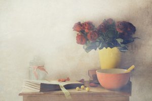 Vintage Rose – Stilleben av Delphine Devos