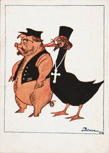 Kulak og prest, 1922.