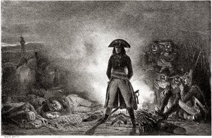 Napoleon Bonaparte campet blant soldatene sine i 1796 under den italienske kampanjen