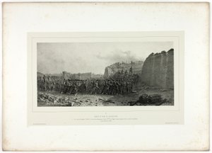 Overfall og fangst av bastion nr. 6, fra Memories of Italy: Roma Expedition av Denis Auguste Marie Raffet