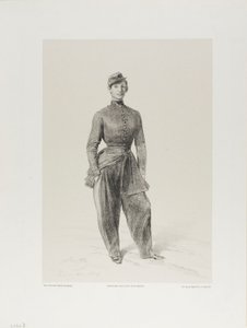 Portrett av Auguste Raffet av Denis Auguste Marie Raffet