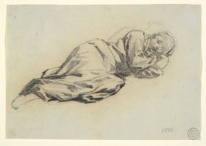 Liggende figur av Denis Auguste Marie Raffet