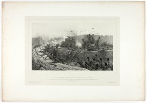 Utgang fra den romerske garnisonen..., fra Souvenirs of Italy: Expedition to Roma av Denis Auguste Marie Raffet