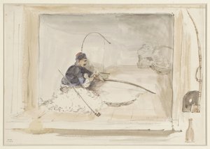 Sittende bomullsarbeider av Denis Auguste Marie Raffet