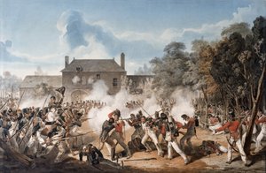 Forsvar av Chateau de Hougoumont av flankekompaniet, Coldstream Guards 1815, 1815