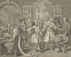 A Rake's Progress, Plate 2, ca. 1800.